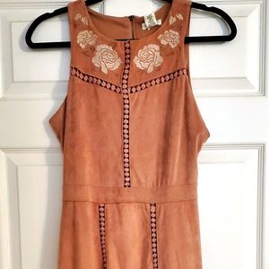 Rue 21 Rose Embroidered Dress